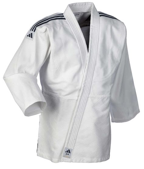 adidas judoanzug club weiß schwarze streifen j350|adidas J350 Judo Anzug Club weiß mit schwarzen Steifen.